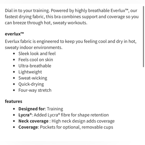 Lululemon Wunder Train Longline Bra *Medium Support* Water Drop sz 4 - Picture 7 of 7